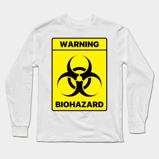 BIOHAZARD Warning Accurate Symbol Long Sleeve T-Shirt